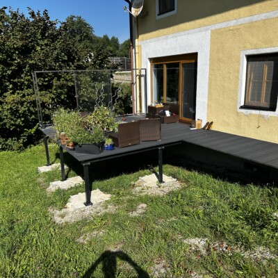 Produktfoto: Stahlterrasse mit Glasfaserverstärktem Kunststoffbelag 4